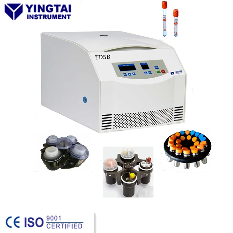 China Tabletop Large Capacity Low Speed Laboratory Centrifuge with 4X800ml