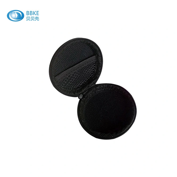 Latest Promotion Black High quality/High cost performance EVA Genuine Leather Earphone Case