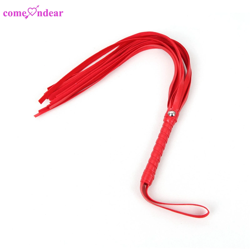 Commerce de gros en stock Flogger Sexe tressé Bdsm fessée de whip en cuir