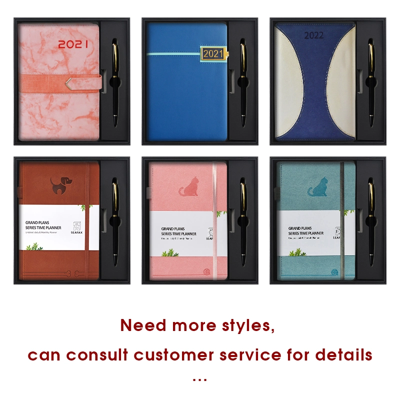 Luxury Business Notebook Gifts Items Planner Pen Sets Personalized Corporate Diary