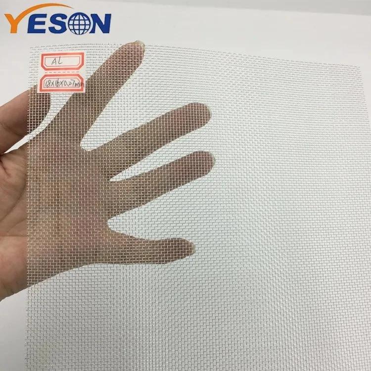 Natural Color Aluminum Alloy Window Insect Net Mosquito Mesh Screen for Windows and Doors