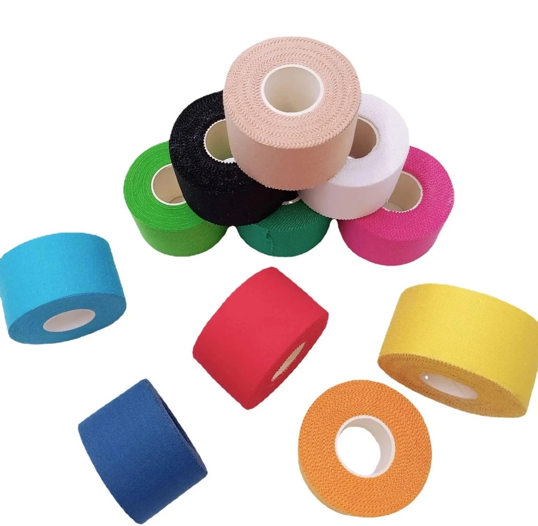 Colorful Compression Rigid Tape Sports Tape Athletic Cotton Tape Friendly to The Skin 1.5"