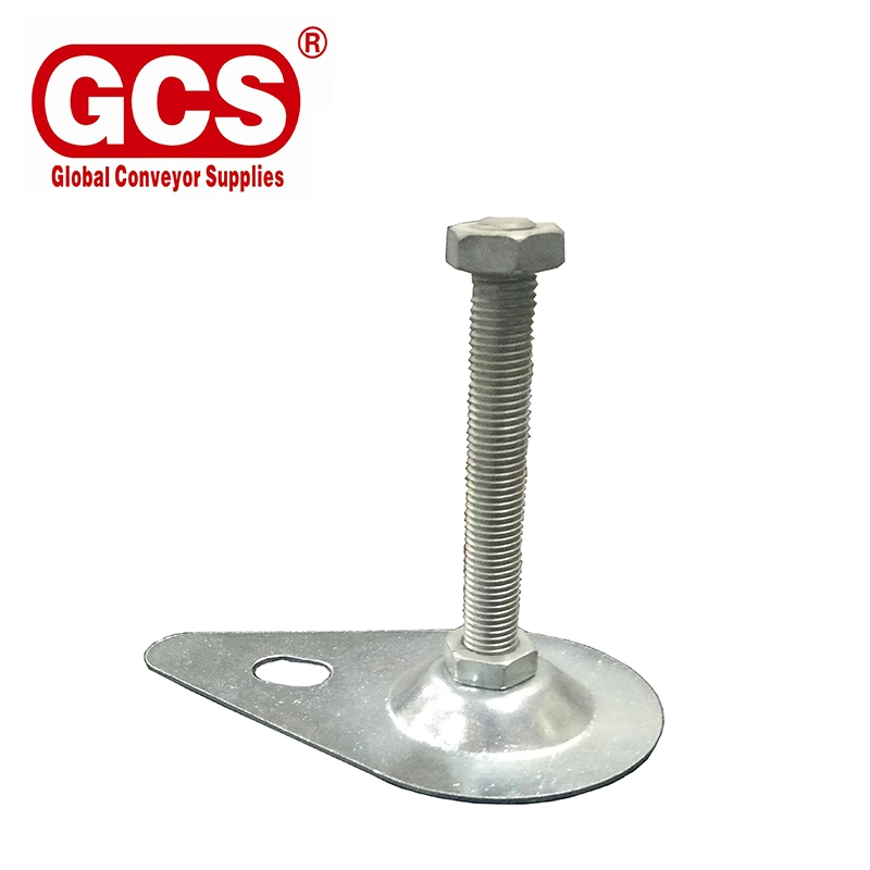 Roller Conveyor Parts Adjustable Feet Stand with Rubber Foot