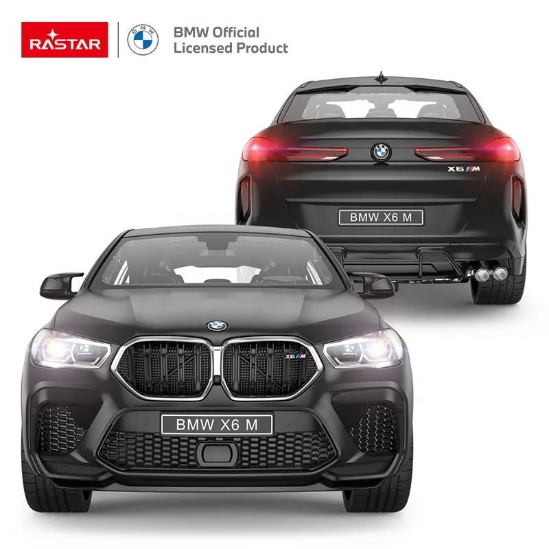 BMW X6 M Rastar Car Model Best Selling Hot Sale Toys 1: 14 RC Toy Car Remote Control Toys for Kids Electric Light Plastic AA