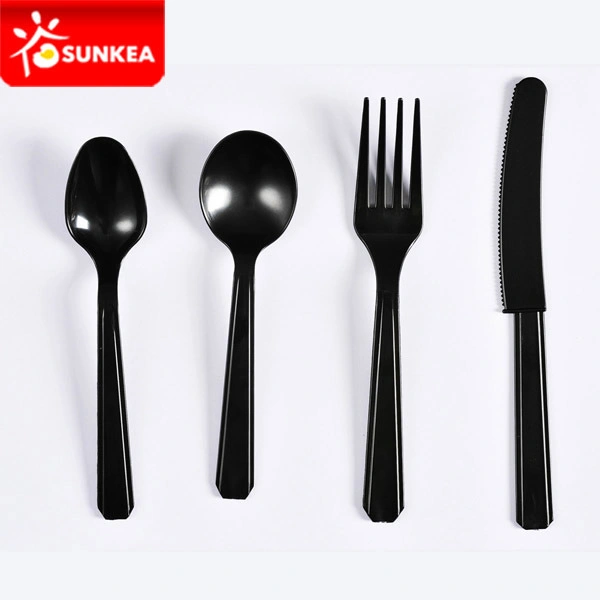 Take Away Disposable Plastic Silverware Cutlery Set with Shinny Finish