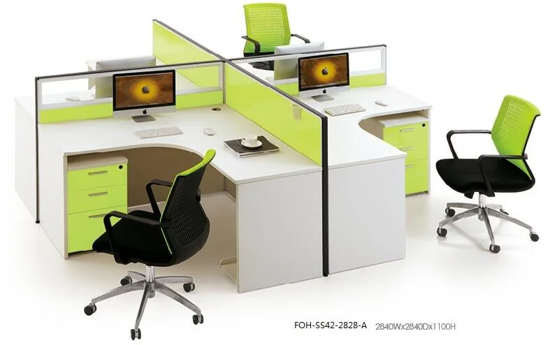 BPO Modern Office Partition Workstations Table Cجيرة مكتب مركز الاتصال أثاث المكاتب