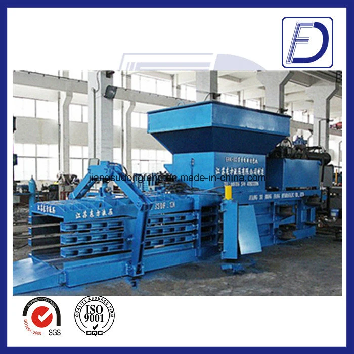 Horizontal Waste Paper Recycling Baler Machine