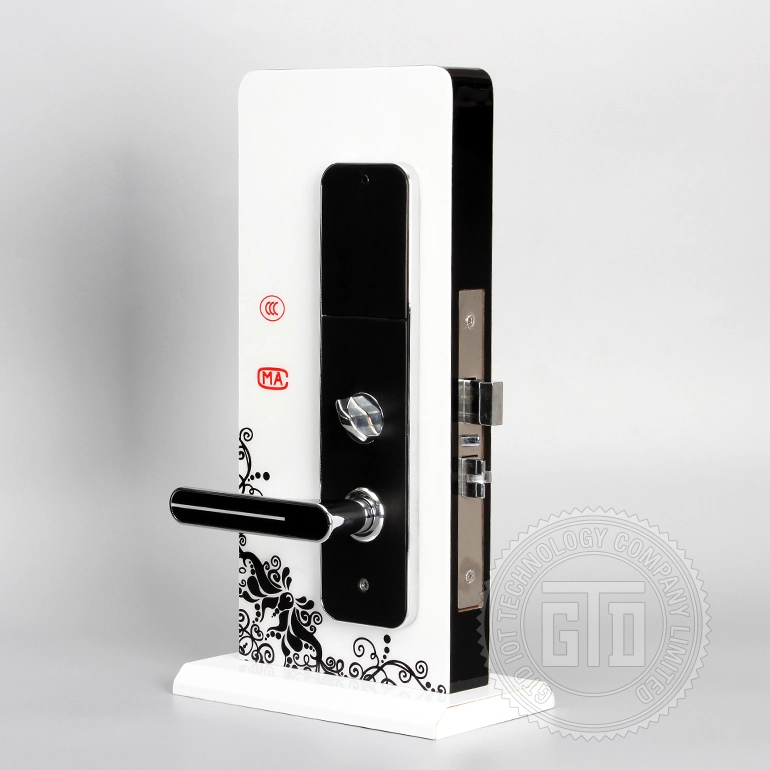 Factory Made Fashion Black Color Zinc Alloy Materials RF Hotel Electric Lock System