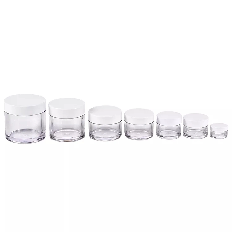 3G/5g/15g/20g/80g/100g Custom Logo Round Cosmetic Jar Eye Shadow Mineralized Makeup Plastic Spice Jar Plastic Jar