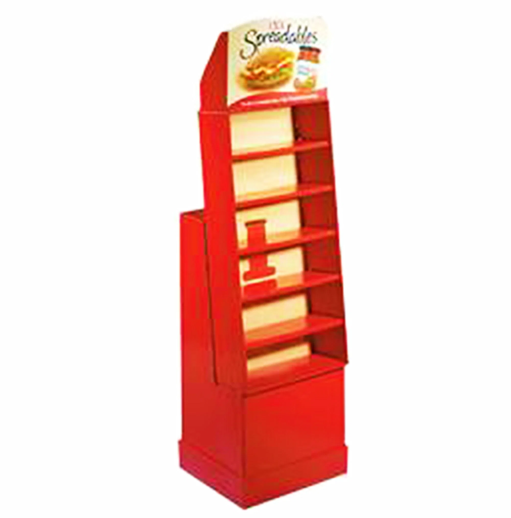 Pop Display Stand Cardboard Paper Display Shelf for Supermarket