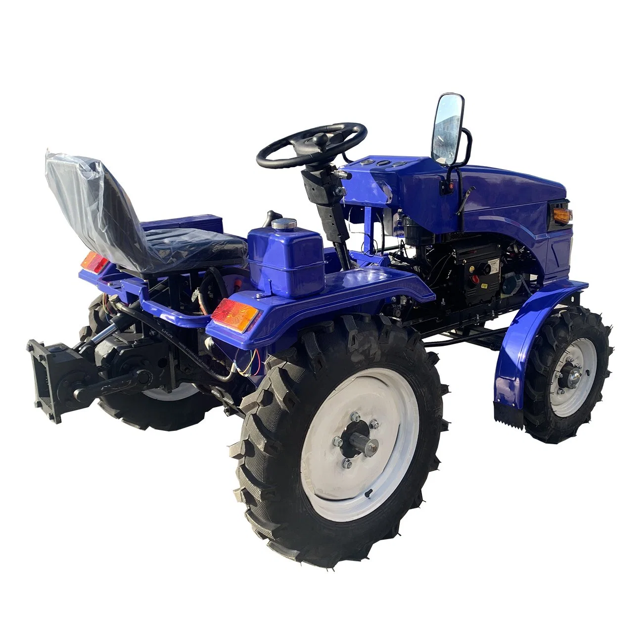 Hand Rotary Electric Power Tiller Price Compact Mini Small Tractor Farm Walking Garden Agricultural Machinery Tractor with Tiller