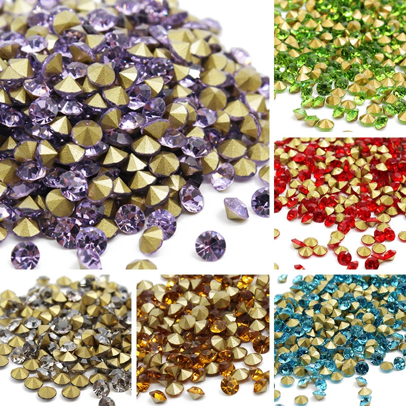 Wholesale/Supplier Glass Stones 2mm Crystal Point Back Rhinestone