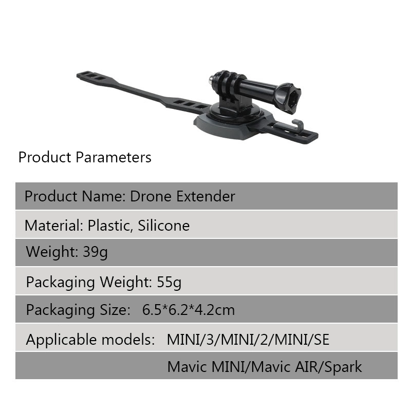 Mini 3/Mini 2/Mini Se/Mavic Mini/Mavic Air Expansion Bracket Adapter