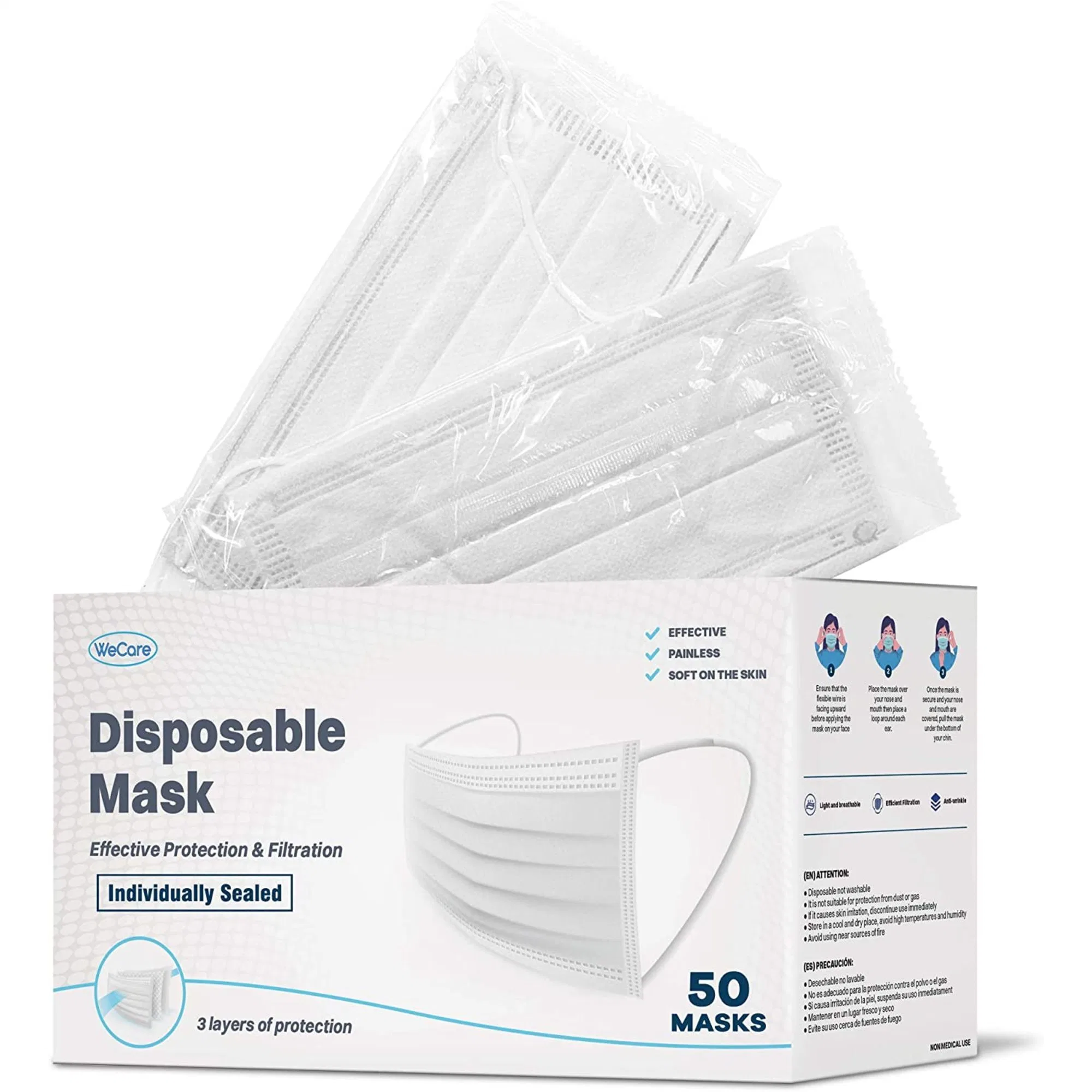 Hospital Medical protecteur facial Masque de protection jetables PPE de la sécurité