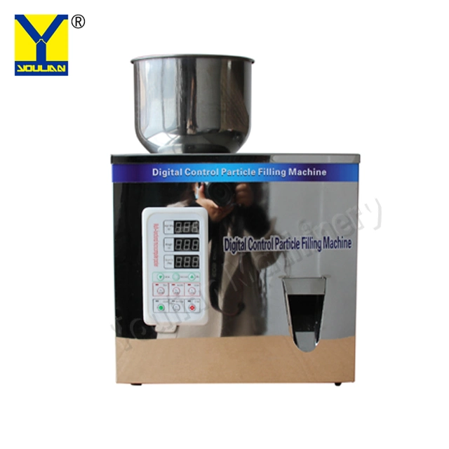 DC-99 Manual Single Head Granule Powder Tea Nut Bottle Weighting and Filling Machine