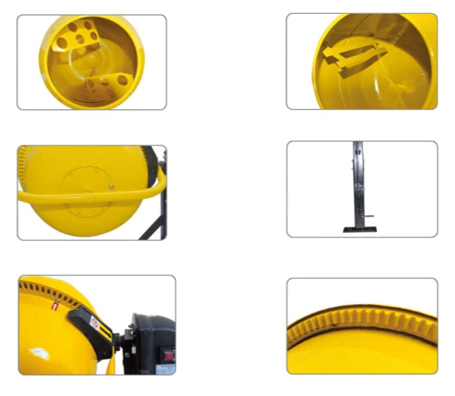 Ambos úmidos e secos/Alimentação/mistura mistura de areia/Gasolina Misturador portáteis/ Jardim Construção Misturador Rolo/ Mini-cimento Betoneira