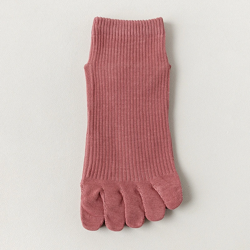 Custom Women Yoga Anti-Slip Five Toe Socks