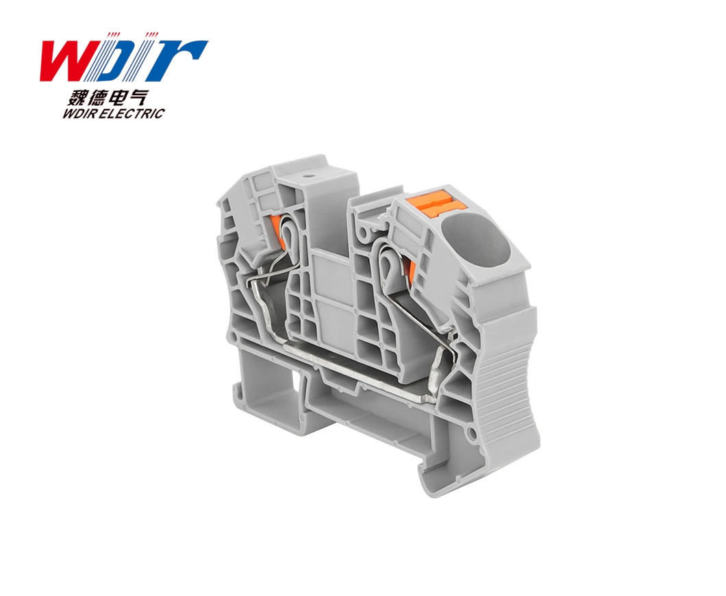 Spring Terminal Block Connector Push-in Terminal Customized 16mm Wire 2-Ways