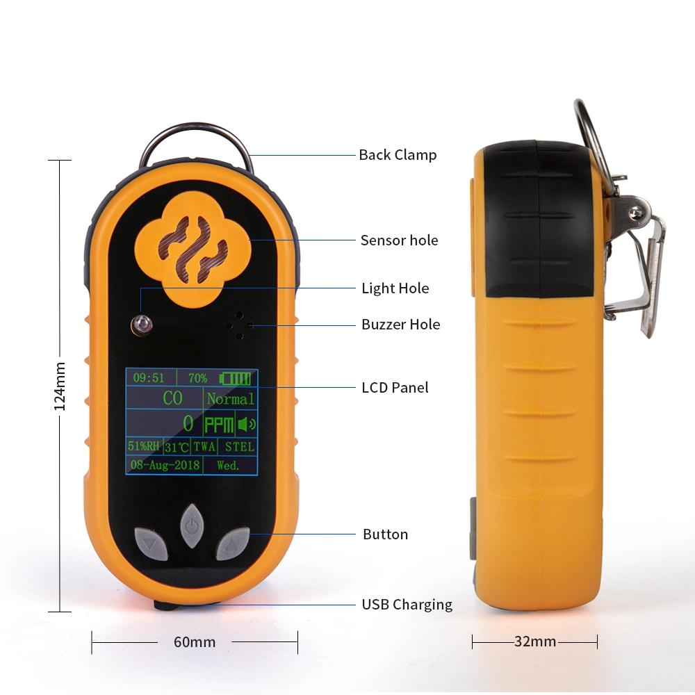 Bosean New Design Portable Hydrogen Gas Detector Hydrogen Gas Leak Detector