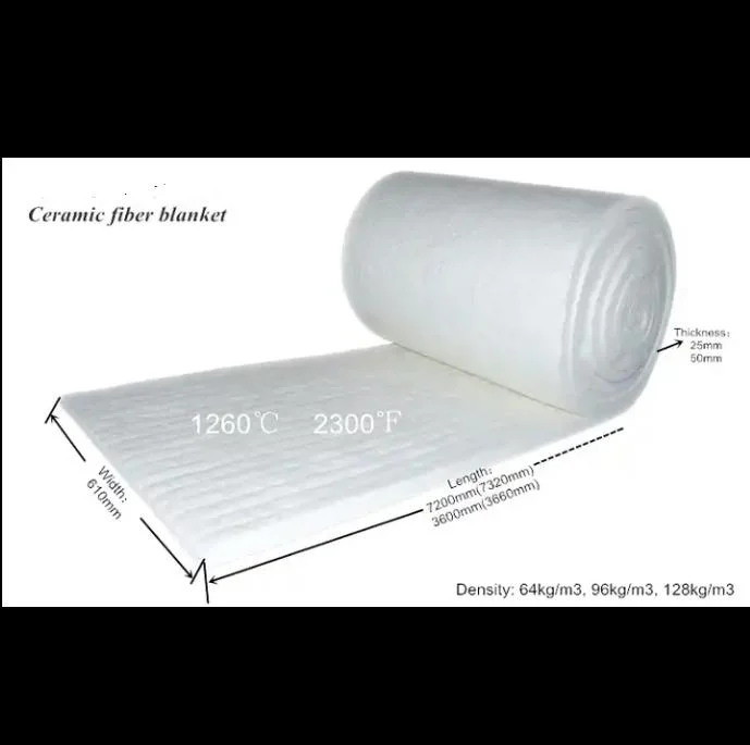 Aluminum Silicate Blanket Ceramic Fiber Products for Equipment High Temp Insulation