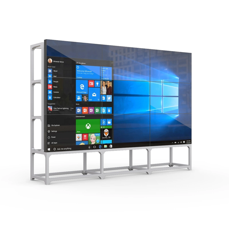 Indoor HD Seamless 3X3 LCD Video Wall Monitor 3.5mm 46