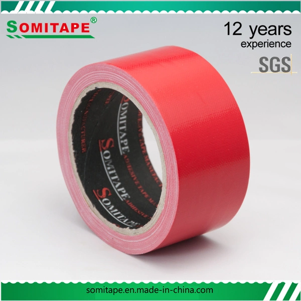 Sh318 High Adhesive Green Fabric Tape/Stationery Tape for Fixing Somitape