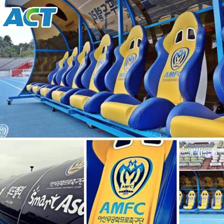 Banc de remplacement Mobile VIP Soccer Dugout avec abris