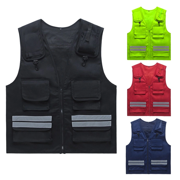 Black High Quality Air Permeability Security Vest