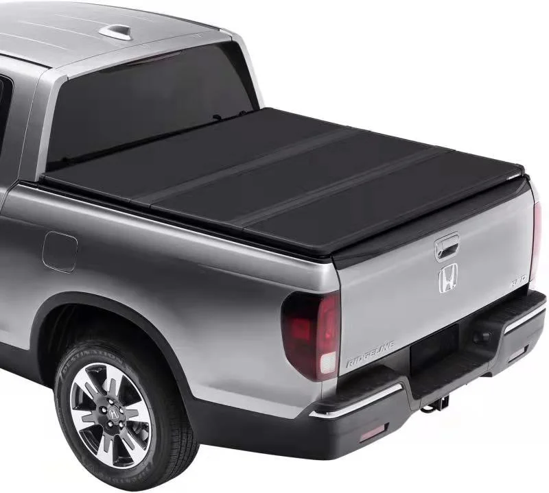 Autoteile OEM-Aluminiumlegierung Pickup LKW-Bettbezug Hard Tri Fold Tonneau Cover für Toyota Hilux Revo / Vigo, Pickup LKW-Bettbezug für D40/Dmax/NP300/L200