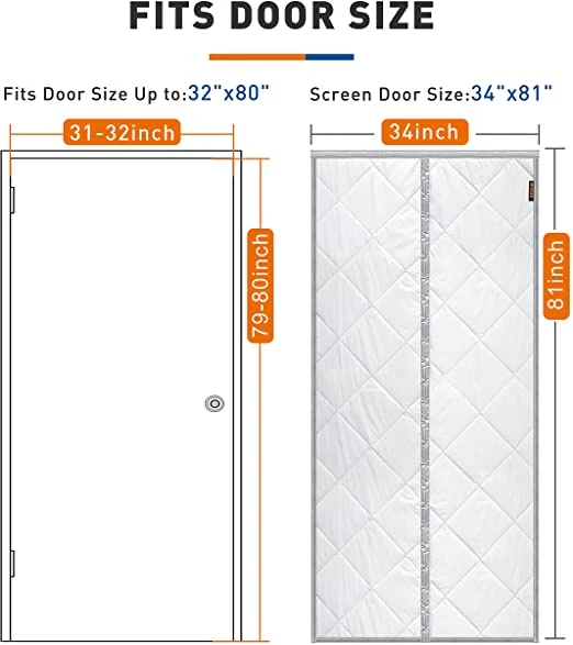 Winter Cotton Door Curtain Wind Proof Sound Insulation Door Curtain Home Dormitory Winter Very Warm Wind Screen