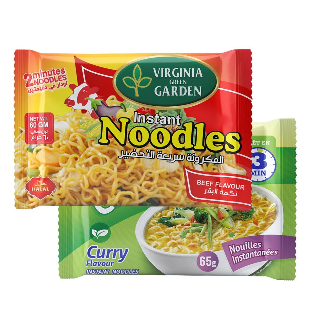 Chinese Wholesale/Supplier Type Vegetarian Halal with Vegetables Flavor Instant Noodle