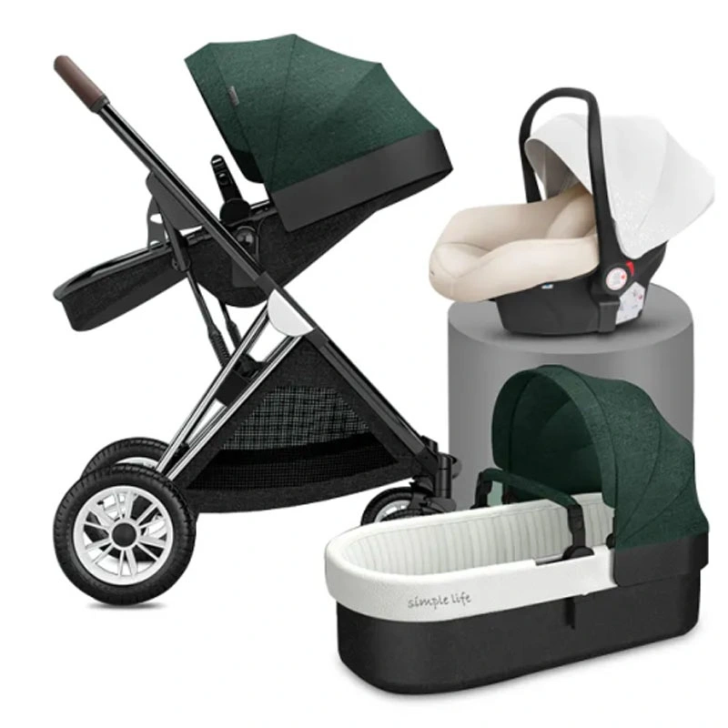 Hot Selling Factory Price En1888 Good Quality Baby Stroller Pram 3 in 1 Travel System