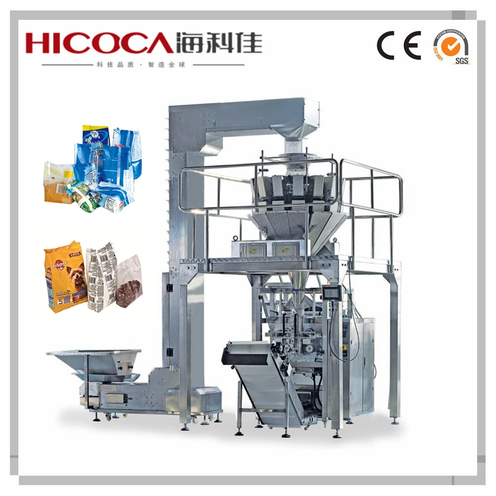 Full Automatic Candy/Chocolate/Peanut/Rice Multi Heads Combination Packaging Machine (HKJ-520A)