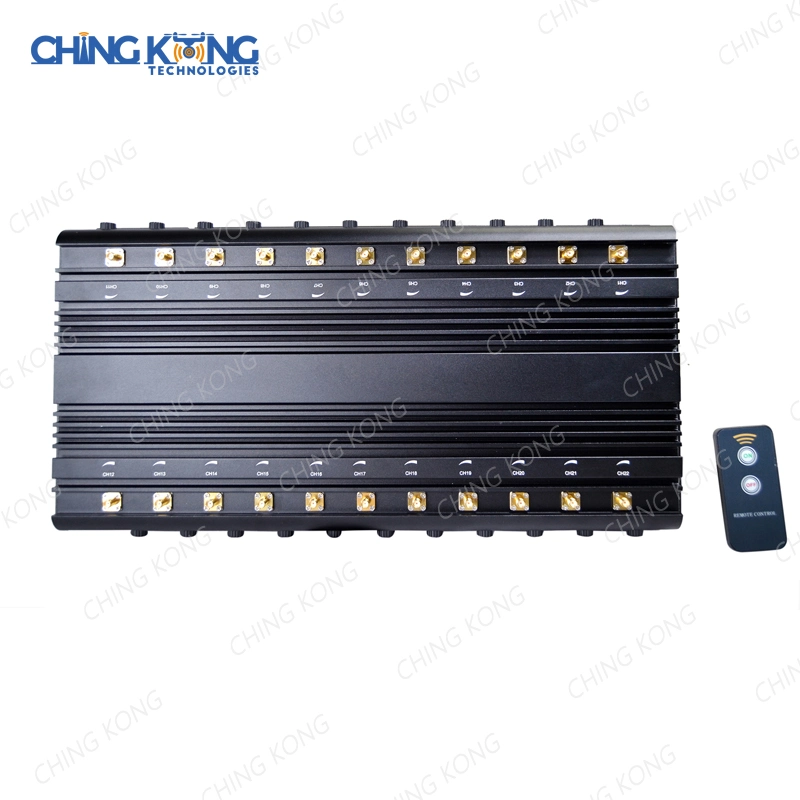 22-Band-Desktop GSM Wi-Fi 3G 4G 5G-Mobiltelefon-Signal Jammer