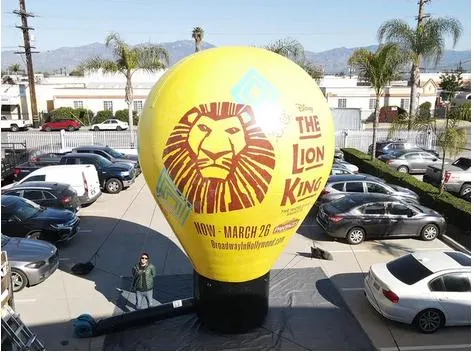 2023 Новый заказный Рекламный шар Король льев