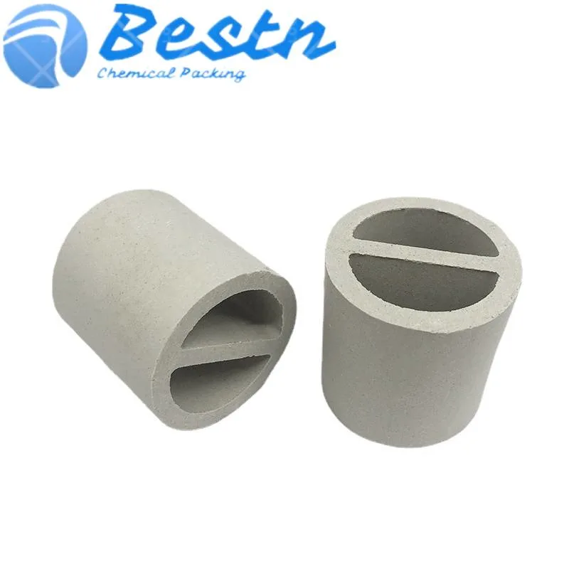 50mm 80mm 100mm 150mm Ceramic One Partition Ring as Chemical Tower Packing