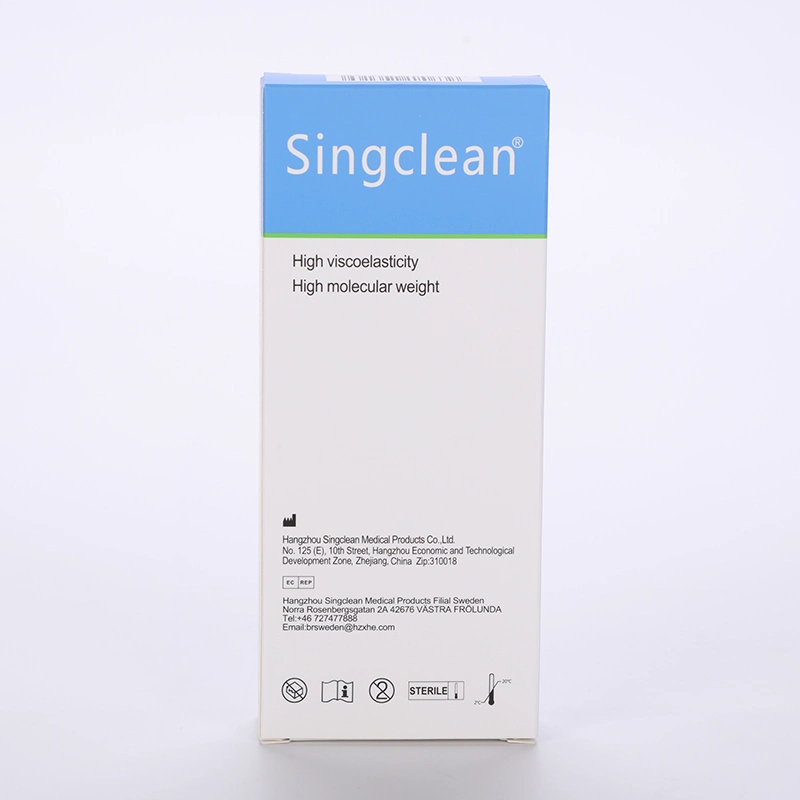 Singclean Without Ethylene Oxide Sterilization 1 Syringe in a Box Viscoelastics Ophthalmic Viscosurgical Device