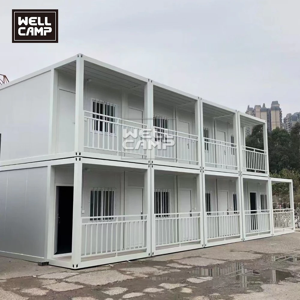 Hot Sale 40FT Dormitories Fold out Fireproof Material Double Floor Container Resort