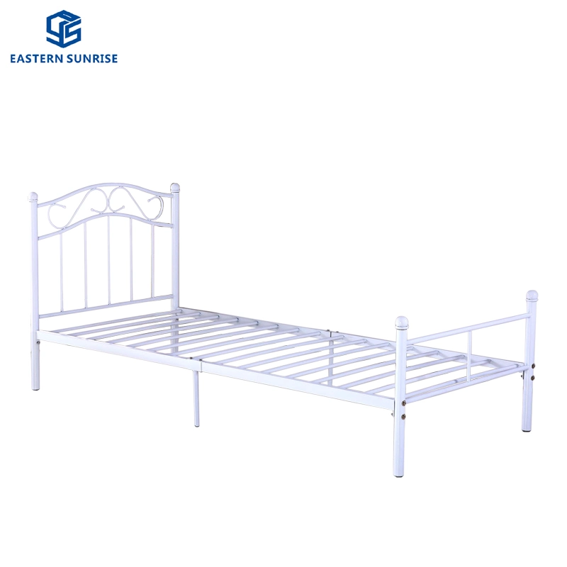 High Quality Metal Single Bed for School/Bedroom/Hotel