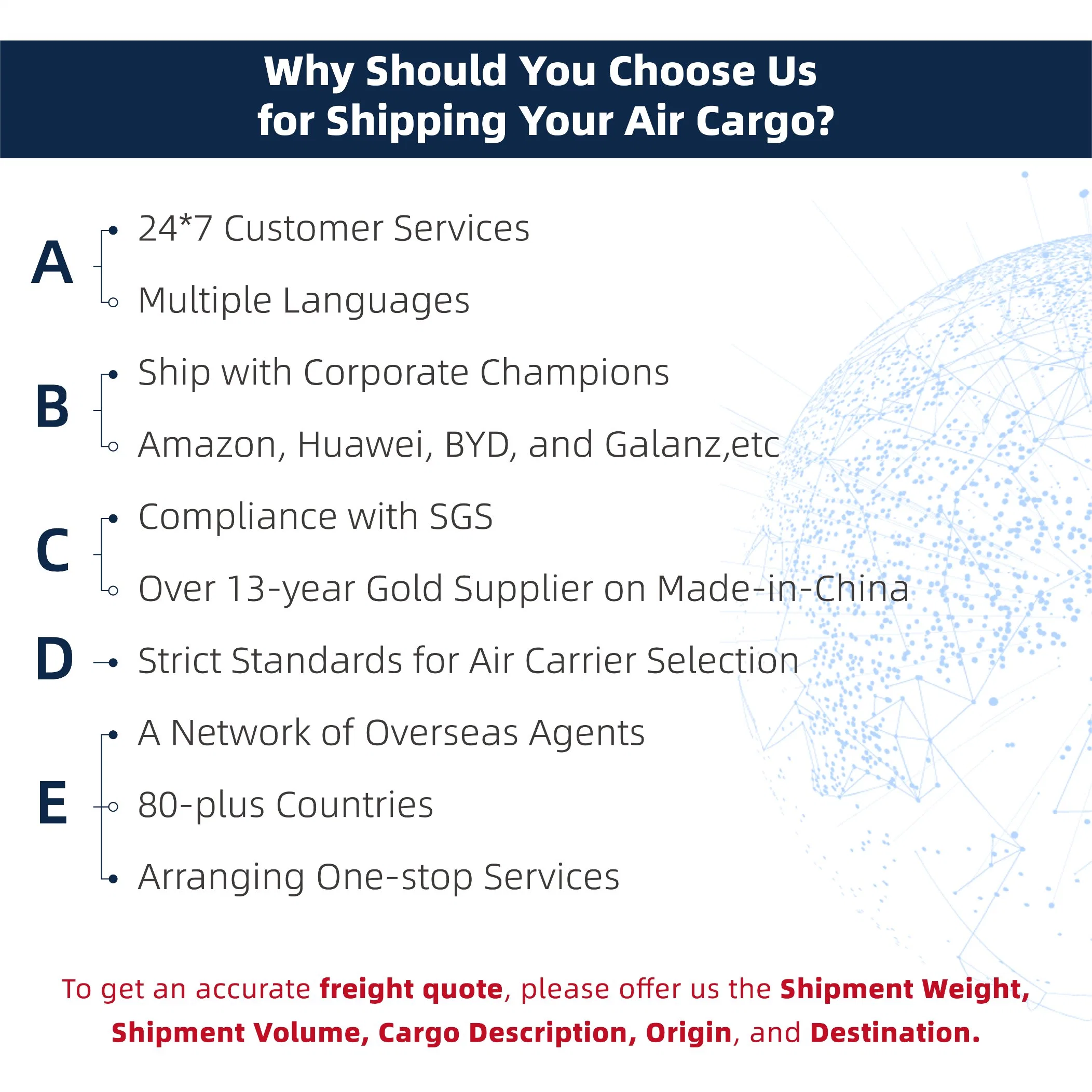 Shanghai Air Shipping Agent Service to Russia or Air Freight Shipping Forwarder