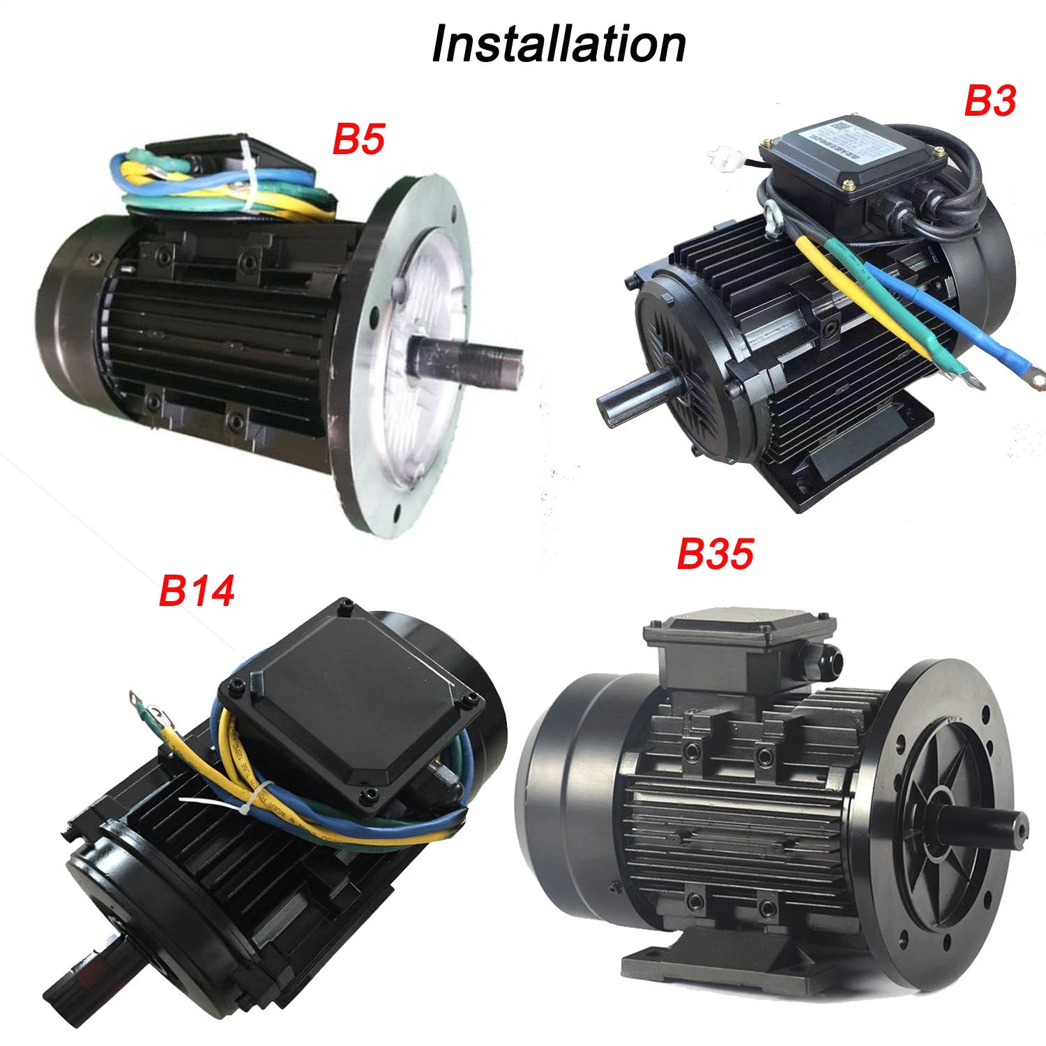 Precio de fábrica la disipación de calor ventilador de 36V 800W motor dc sin escobillas del motor eléctrico de CC de la batería del motor profesional coche triciclo