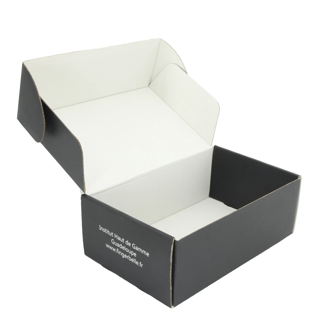 Black Shipping Boxes Wholesale Corrugated Box Paper Price