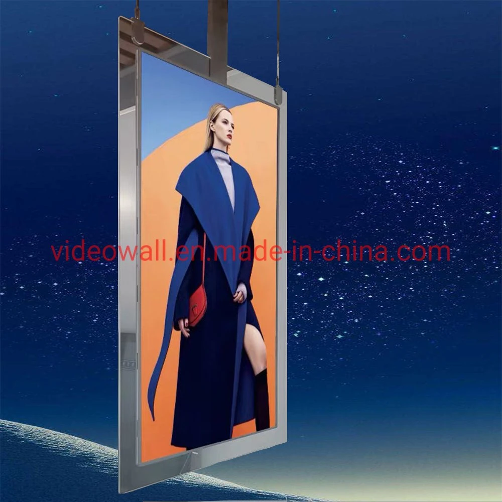 55" Android/Windows OS ultra slim double sided digital signage