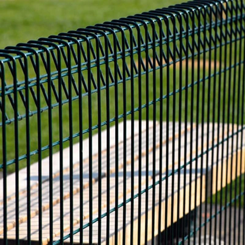 Roll Top Fence Brc Mallas Soldadas de flexión triángulo valla valla de metal galvanizado hierro curvada de ferrocarril de la puerta principal de 32 mm de diseño de la puerta principal del jardín de la casa Dra.