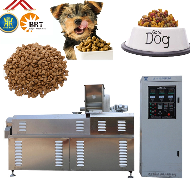 Nouvelle ligne de production de nourriture pour chiens PET avec Traitement création d'une extrudeuse