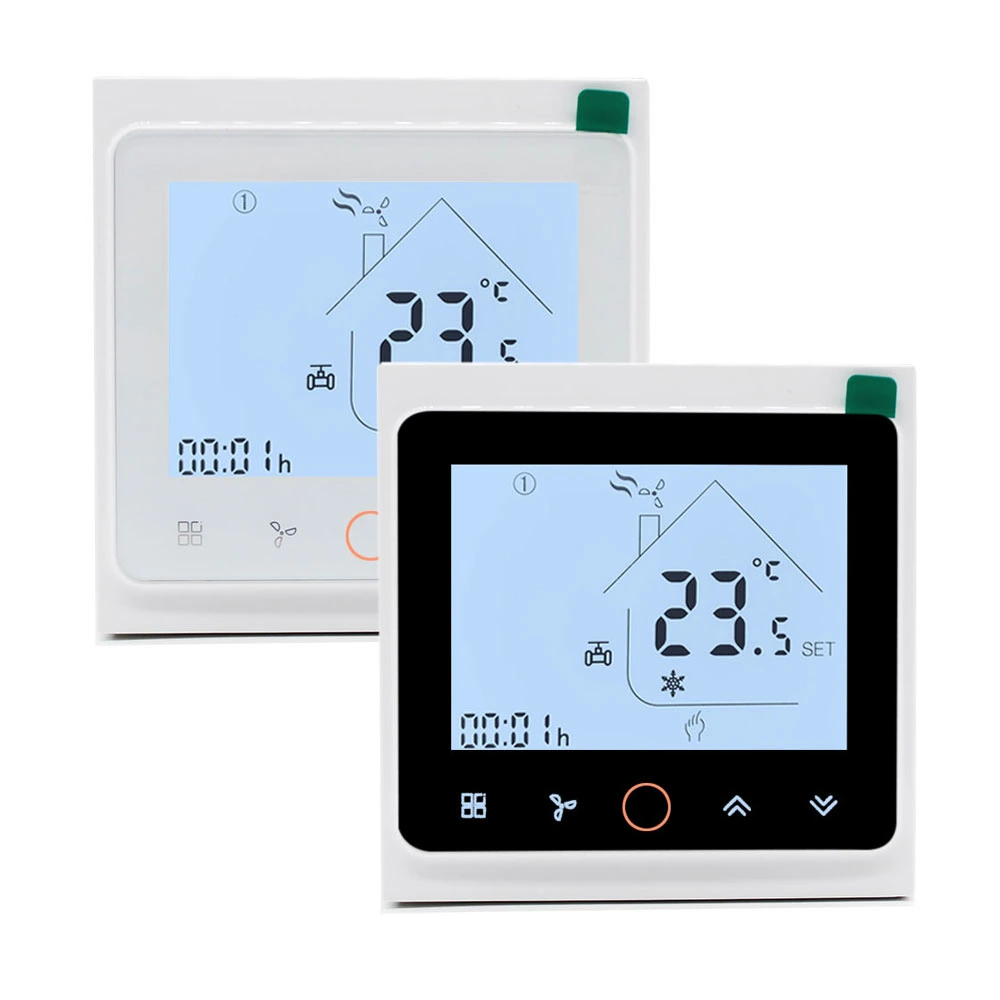 Управление системой гостиничного помещения с катушкой для вентилятора Modbus 2 Термостат контроллера температуры