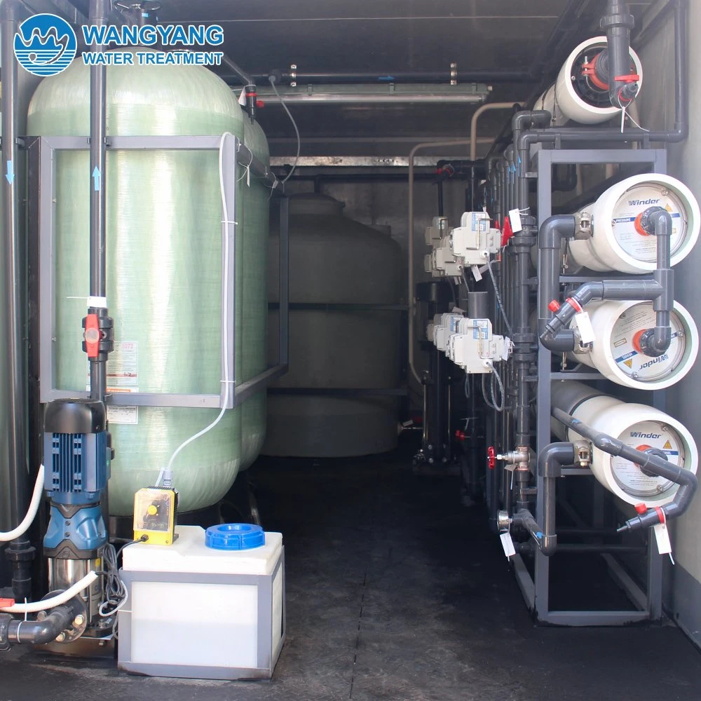 3000lph filtro industrial suavizador electrónico de agua salobre de dos etapas