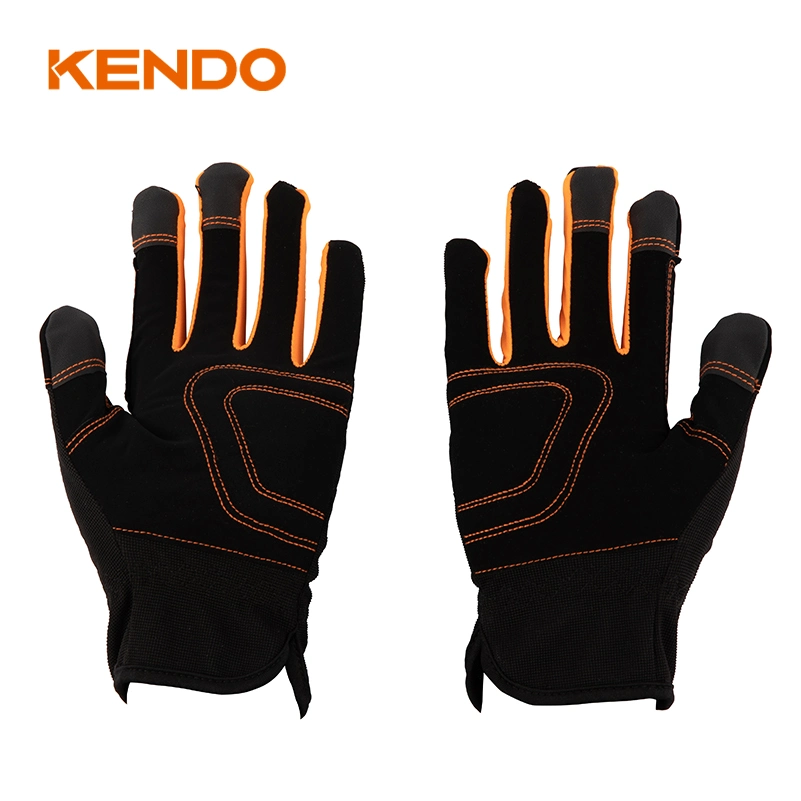 Mechanic Gloves Foam Insert in Palm and Knuckle for Anti-Vibration Protection