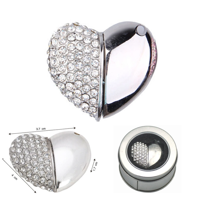 Imitación corazón B Joyas Diamond USB Flash Drive