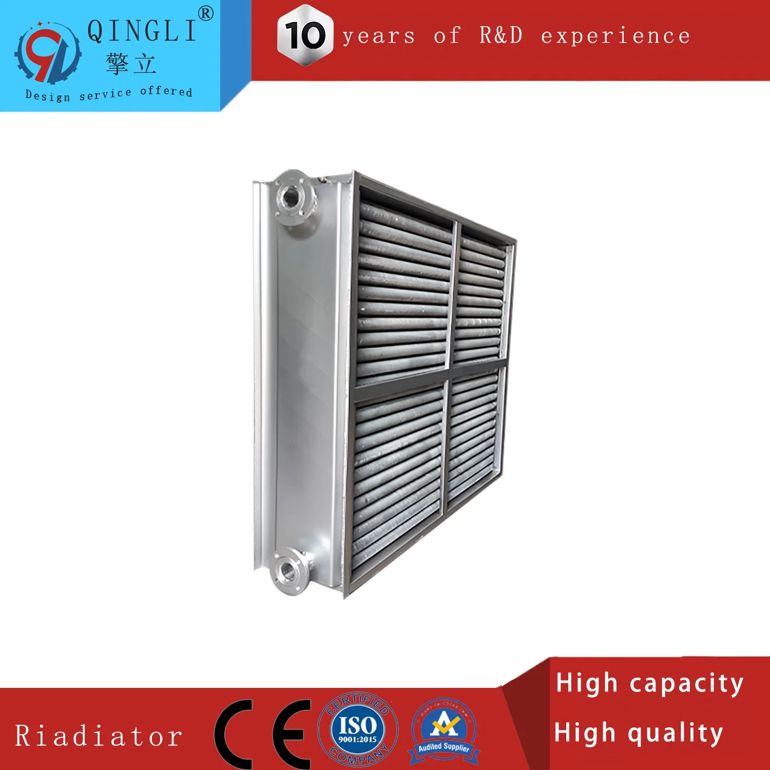 Steam Air Heater Finned Tube Heat Exchanger for Chemical Plant